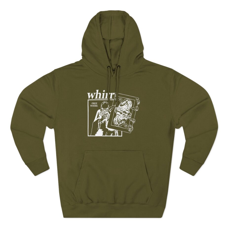 Whirr Three-Panel Fleece Hoodie