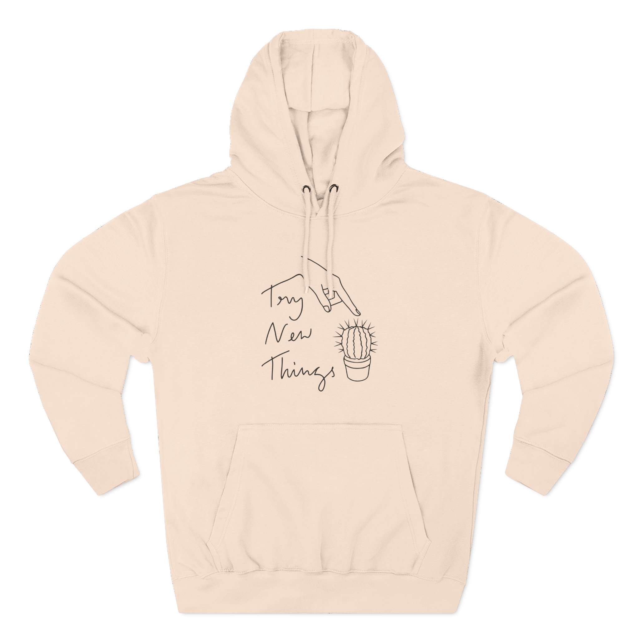 Dan and Phil Cactus Three-Panel Fleece Hoodie