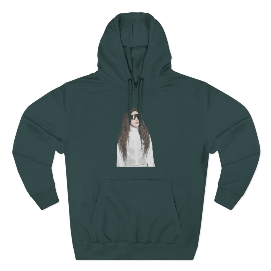 Shakira Sunglasses Three-Panel Fleece Hoodie