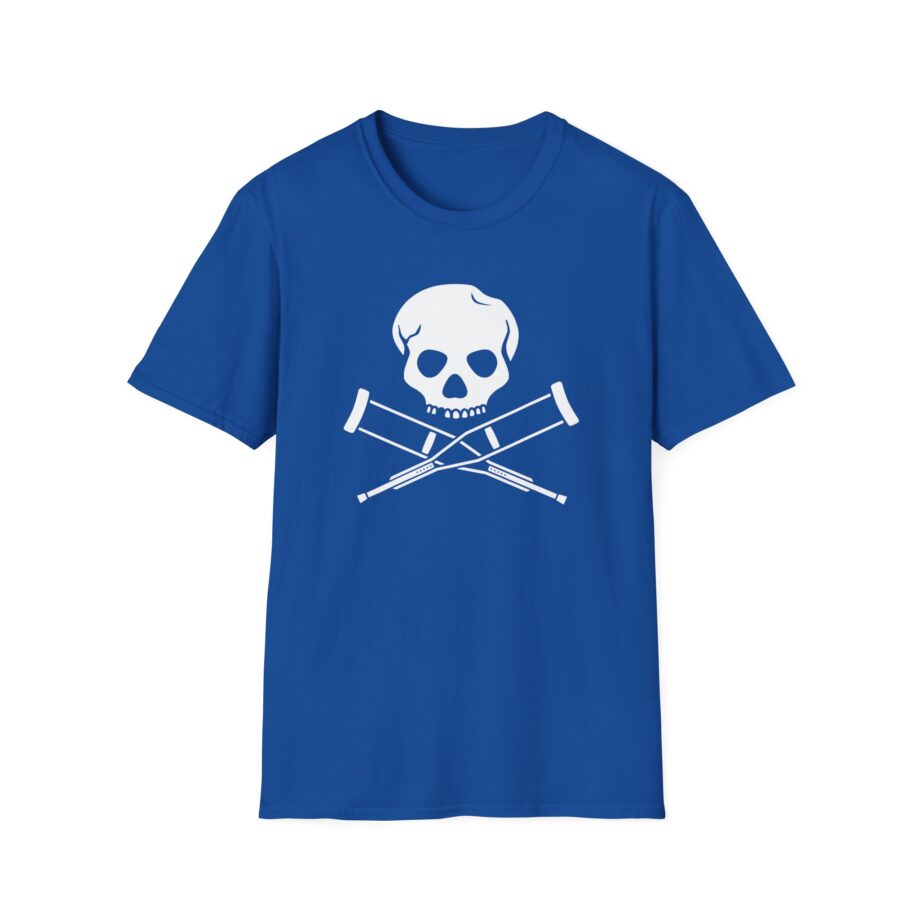 Jackass Skull and Crutches Unisex Softstyle T-Shirt