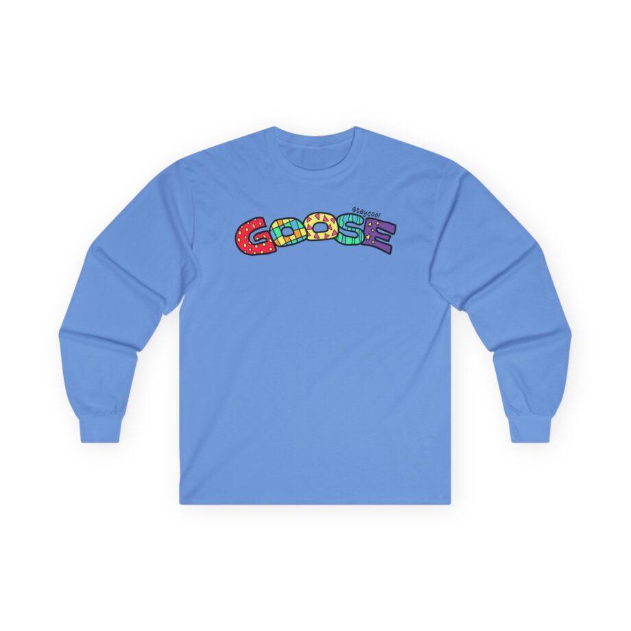 Goose x Staycool   Rainbow Unisex Ultra Cotton Long Sleeve Tee