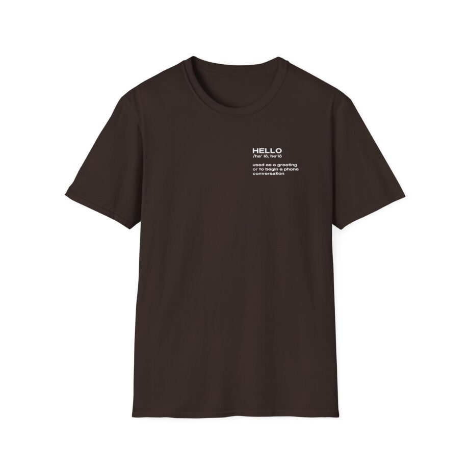 Lionel Richie Hello Unisex Softstyle T-Shirt