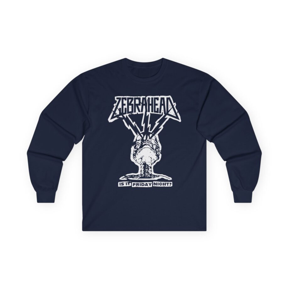 Zebrahead Lightning Skull Friday night tour Unisex Ultra Cotton Long Sleeve Tee