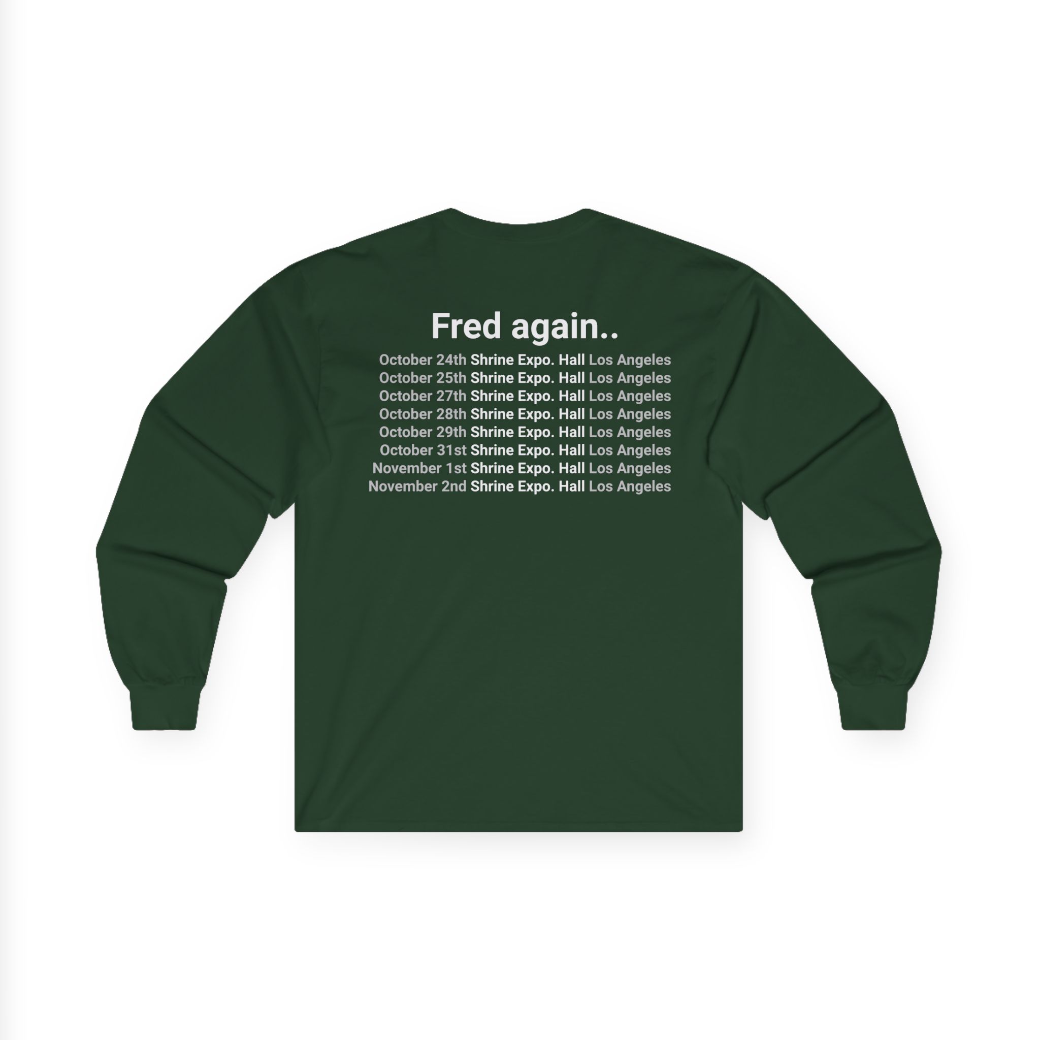 Fred Again Shrine Again Unisex Ultra Cotton Long Sleeve Tee