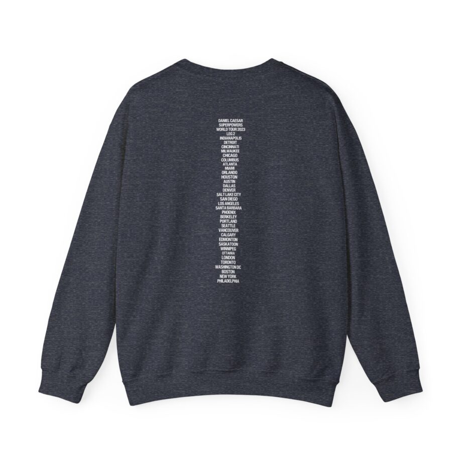 Daniel Caesar Superpowers World Tour Unisex Heavy Blend™ Crewneck Sweatshirt
