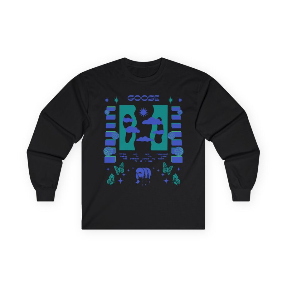 Goose Rosewood Unisex Ultra Cotton Long Sleeve Tee