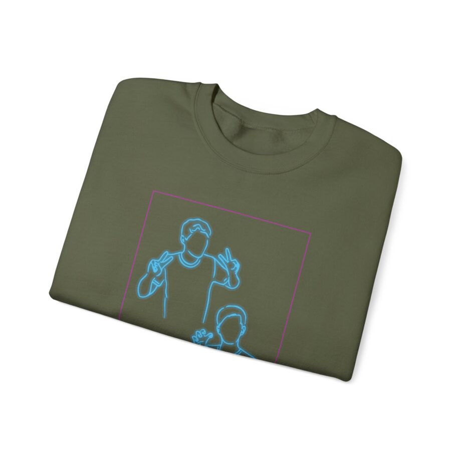 Dan And Phil Neon Unisex Heavy Blend™ Crewneck Sweatshirt