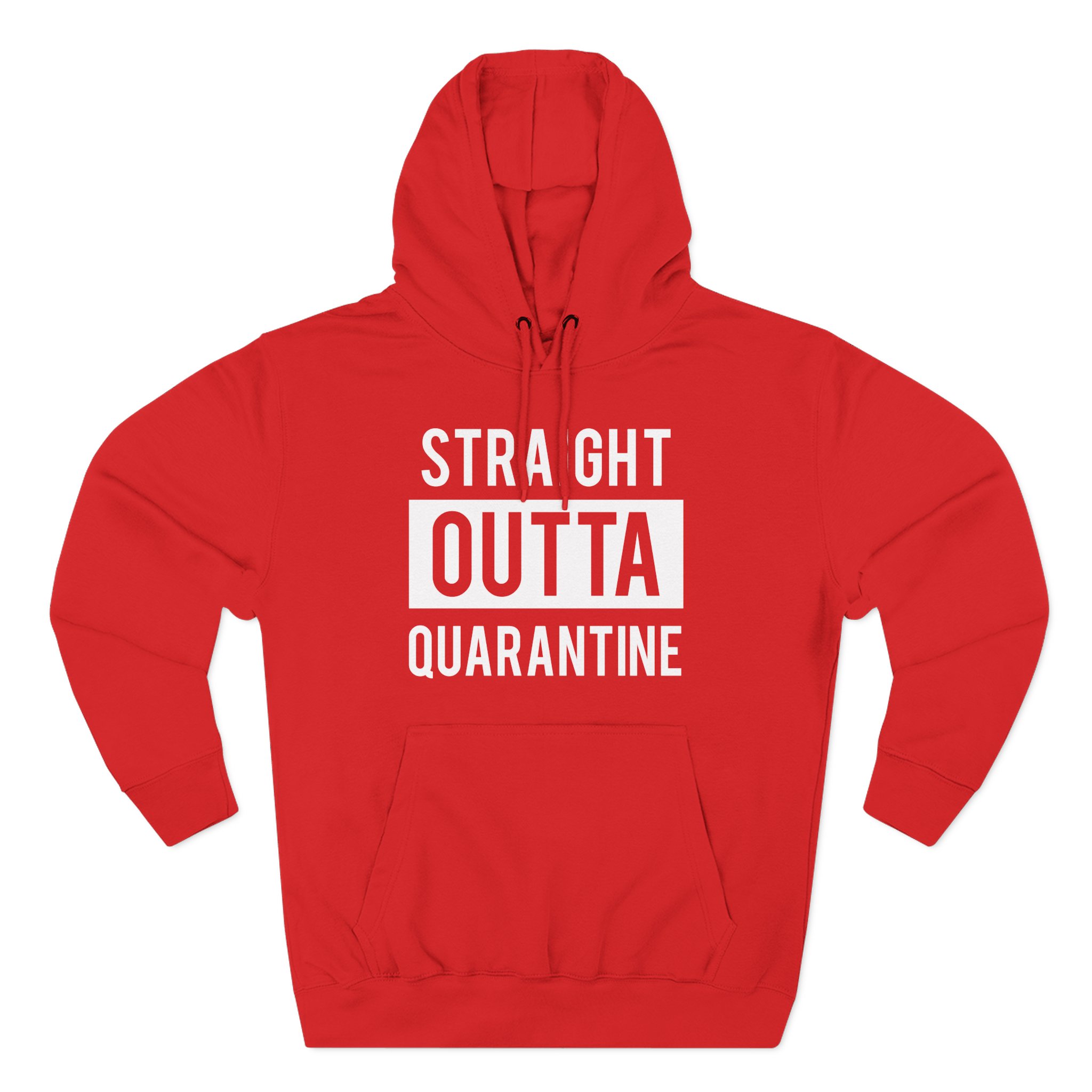 NWA Straight Outta Quarantine Three-Panel Fleece Hoodie