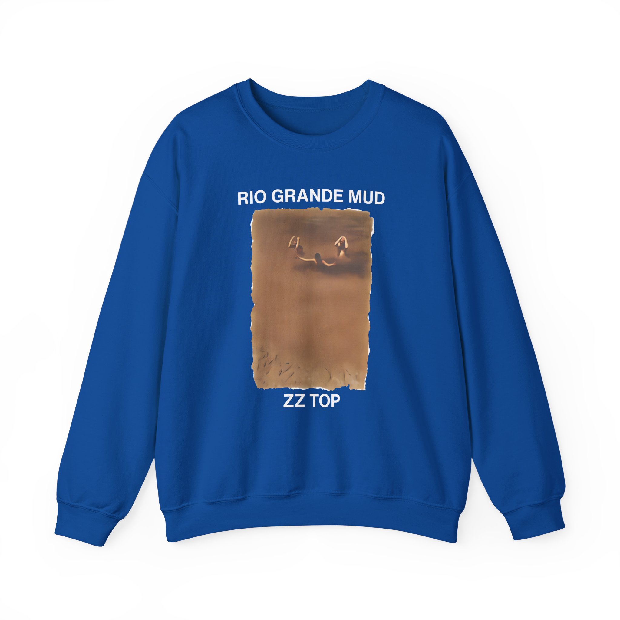 Zz Top Rio Grande Mud Unisex Heavy Blendâ„¢ Crewneck Sweatshirt