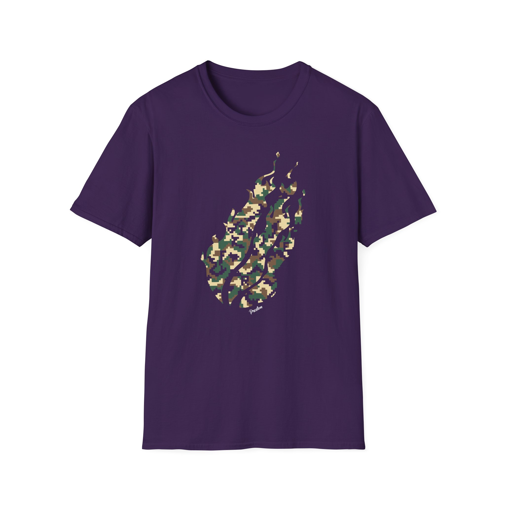 Preston Pixel Camo Unisex Softstyle T-Shirt