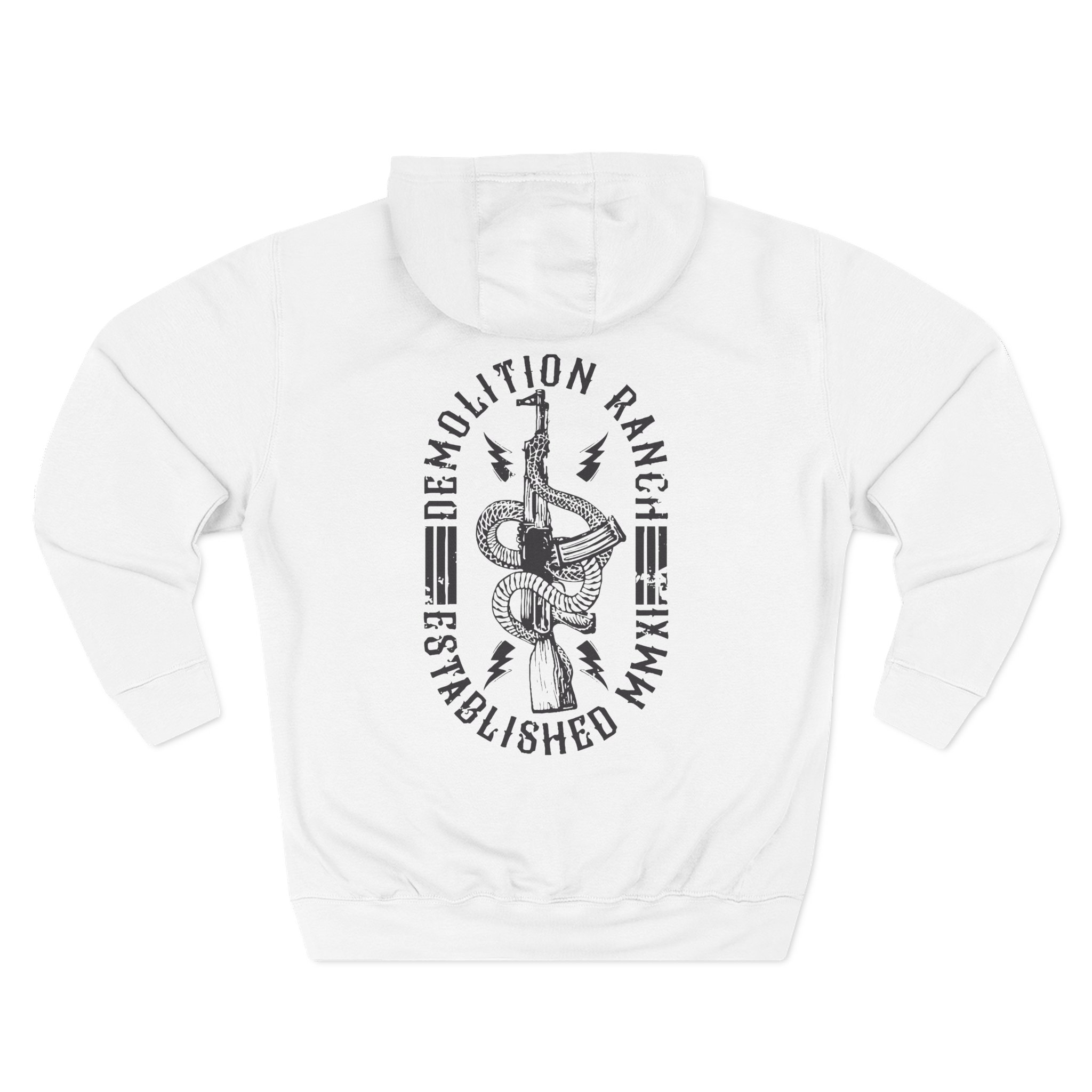 Demolition Ranch Mmxi Snake Three-Panel Fleece Hoodie
