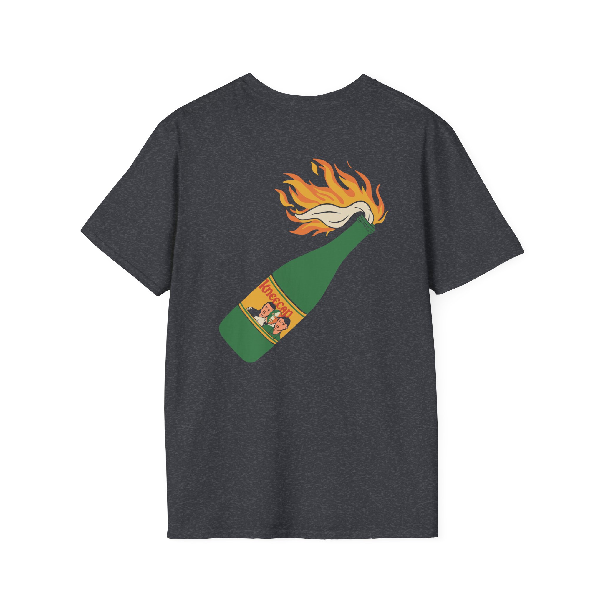 Flaming Buckfast Unisex Softstyle T-Shirt