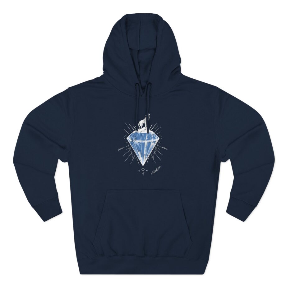 Shakira Diamond Wolf Three-Panel Fleece Hoodie