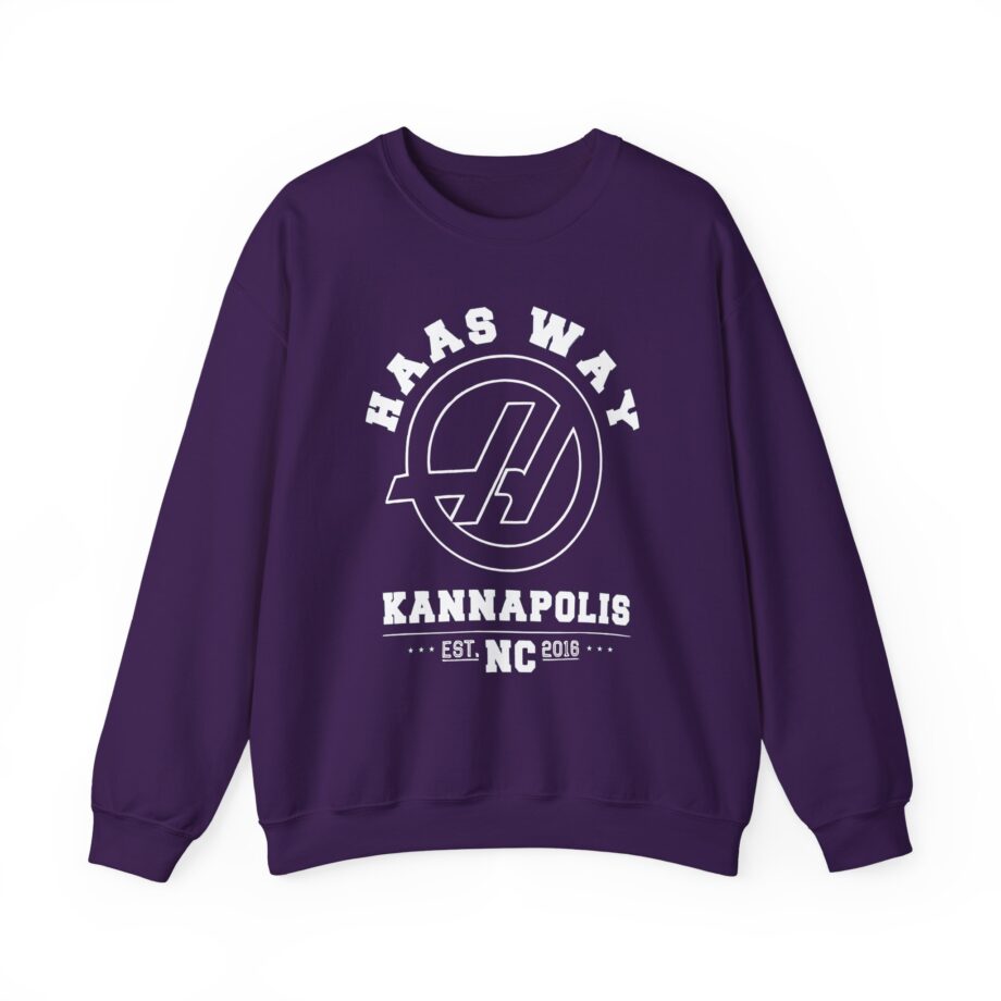 Haas F1 Haas Way Kannapolis Unisex Heavy Blend™ Crewneck Sweatshirt