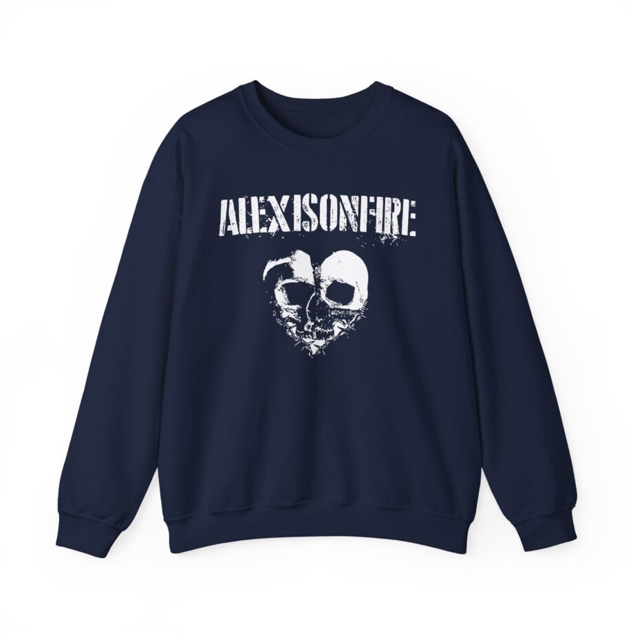 Alexisonfire Barbed Wire Heartskull Unisex Heavy Blend™ Crewneck Sweatshirt