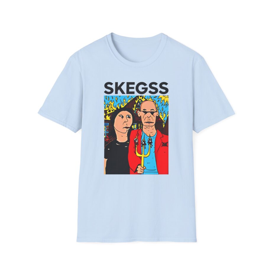Skegss Gothic America Unisex Softstyle T-Shirt