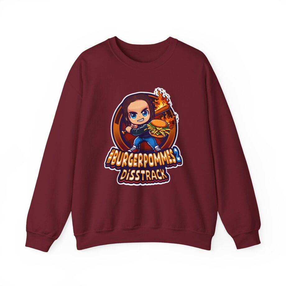 Burger Pommes Unisex Heavy Blend™ Crewneck Sweatshirt
