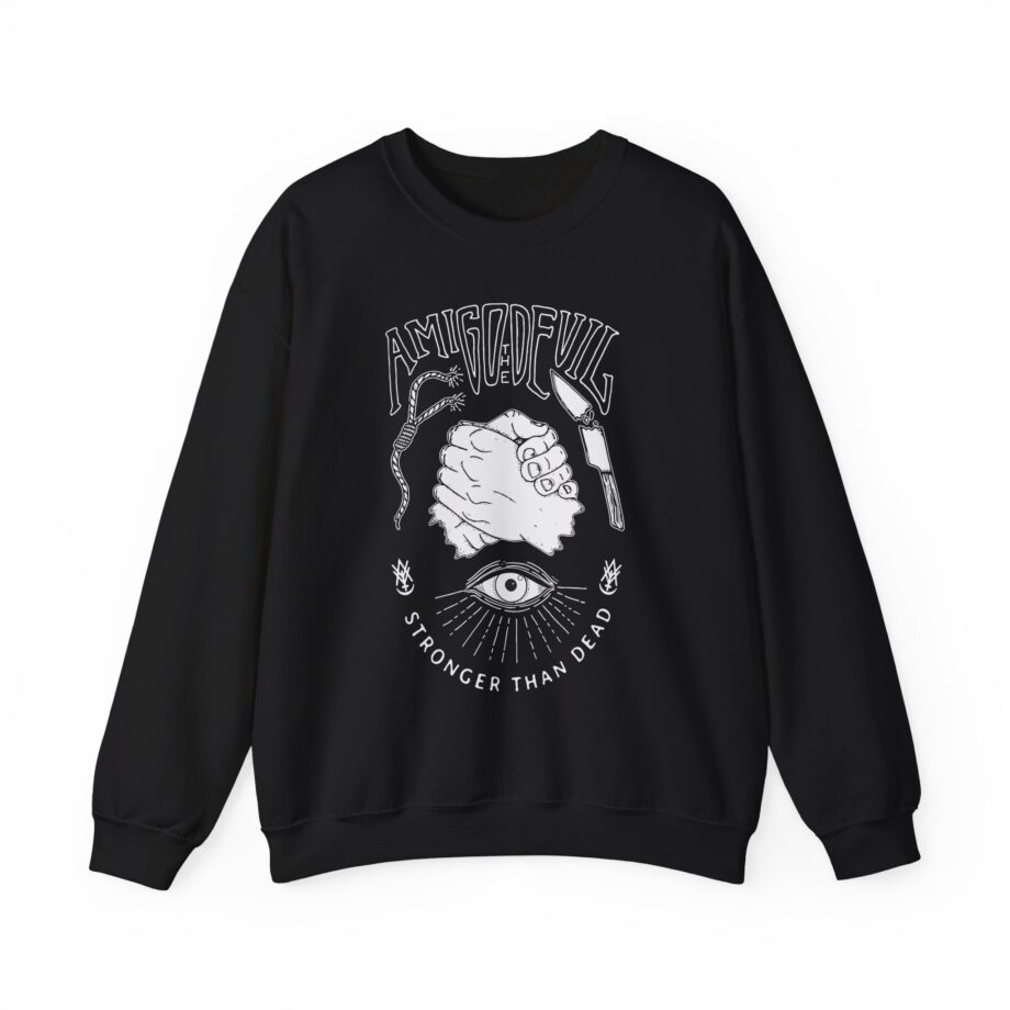 Amigo The Devil Stronger Than Dead Unisex Heavy Blend™ Crewneck Sweatshirt