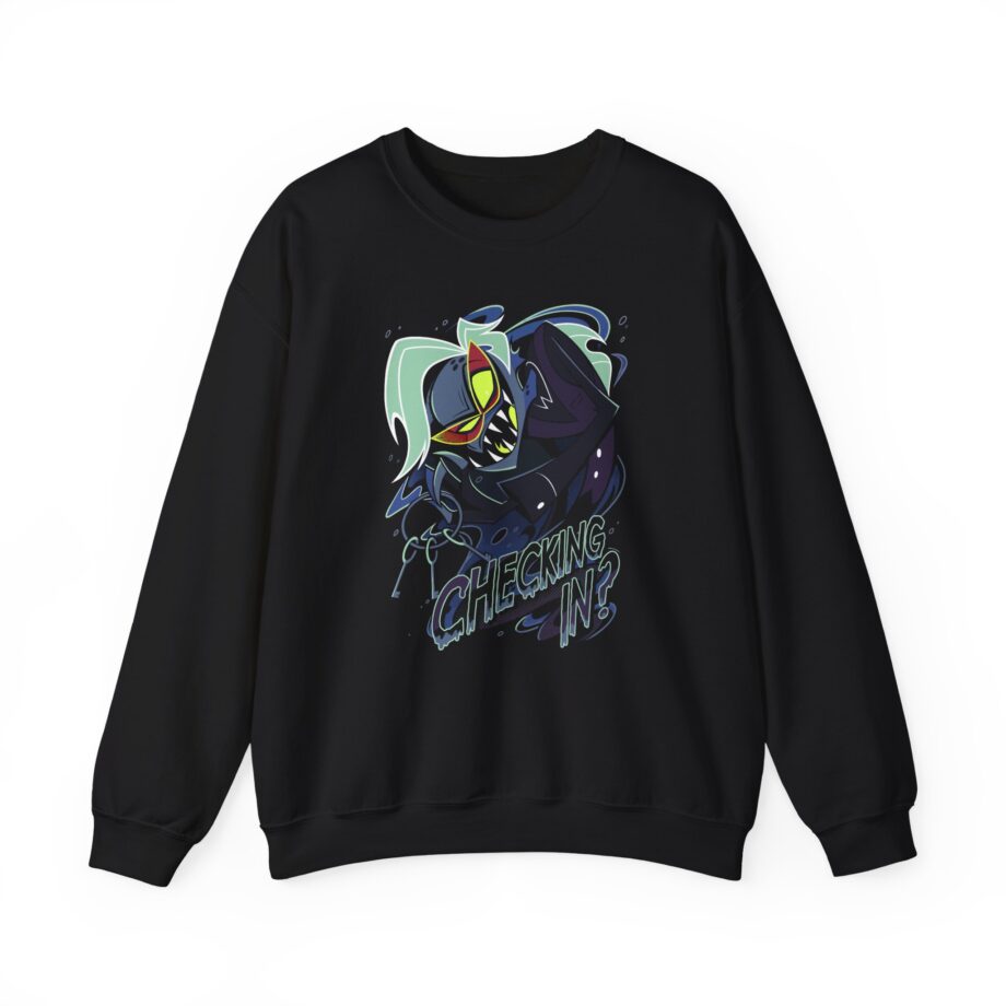 Vivziepop Checking in Unisex Heavy Blend™ Crewneck Sweatshirt