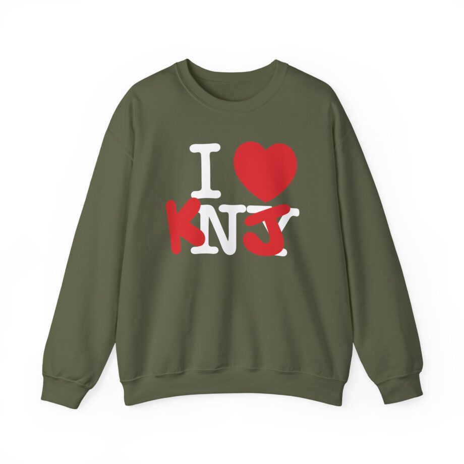 KNJ I Love Unisex Heavy Blend™ Crewneck Sweatshirt