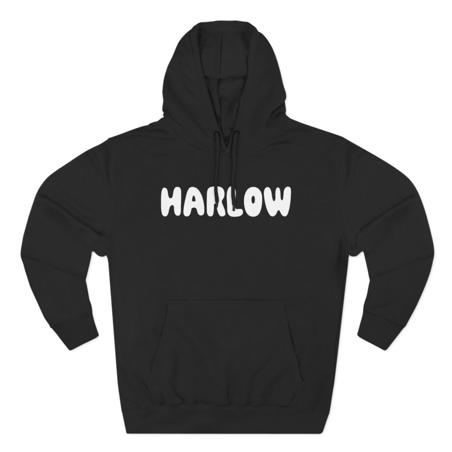 Harlow and Popcorn Three-Panel Fleece Hoodie