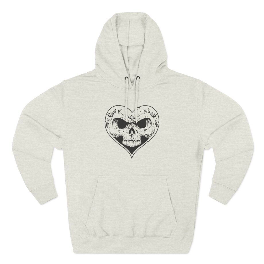 Alexisonfire Heartskull Three-Panel Fleece Hoodie