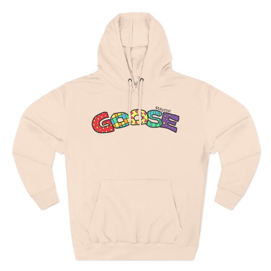 Goose x Staycool   Rainbow Three-Panel Fleece Hoodie