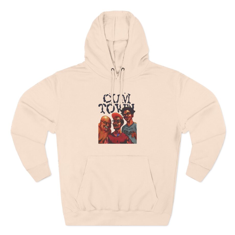 Cum Town Three-Panel Fleece Hoodie