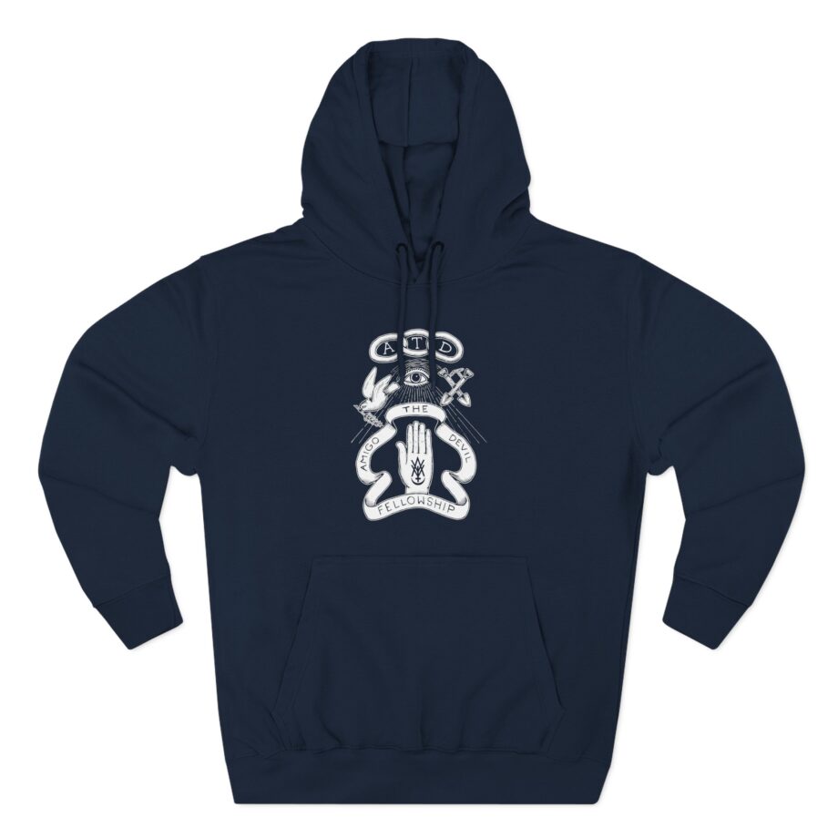Amigo the Devil  Fellowship Three-Panel Fleece Hoodie