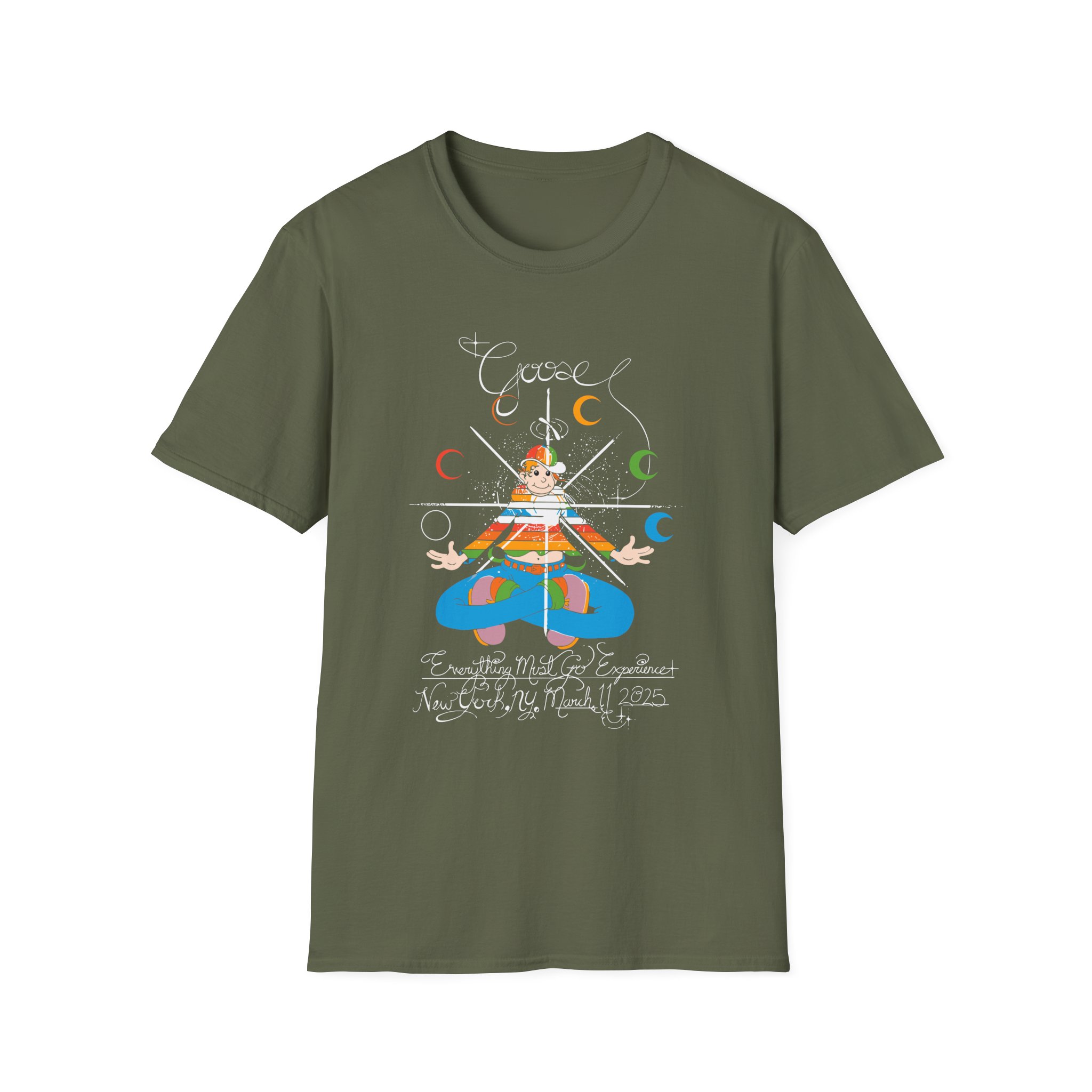 Goose Rainbow Kid EMG Experienc Unisex Softstyle T-Shirt