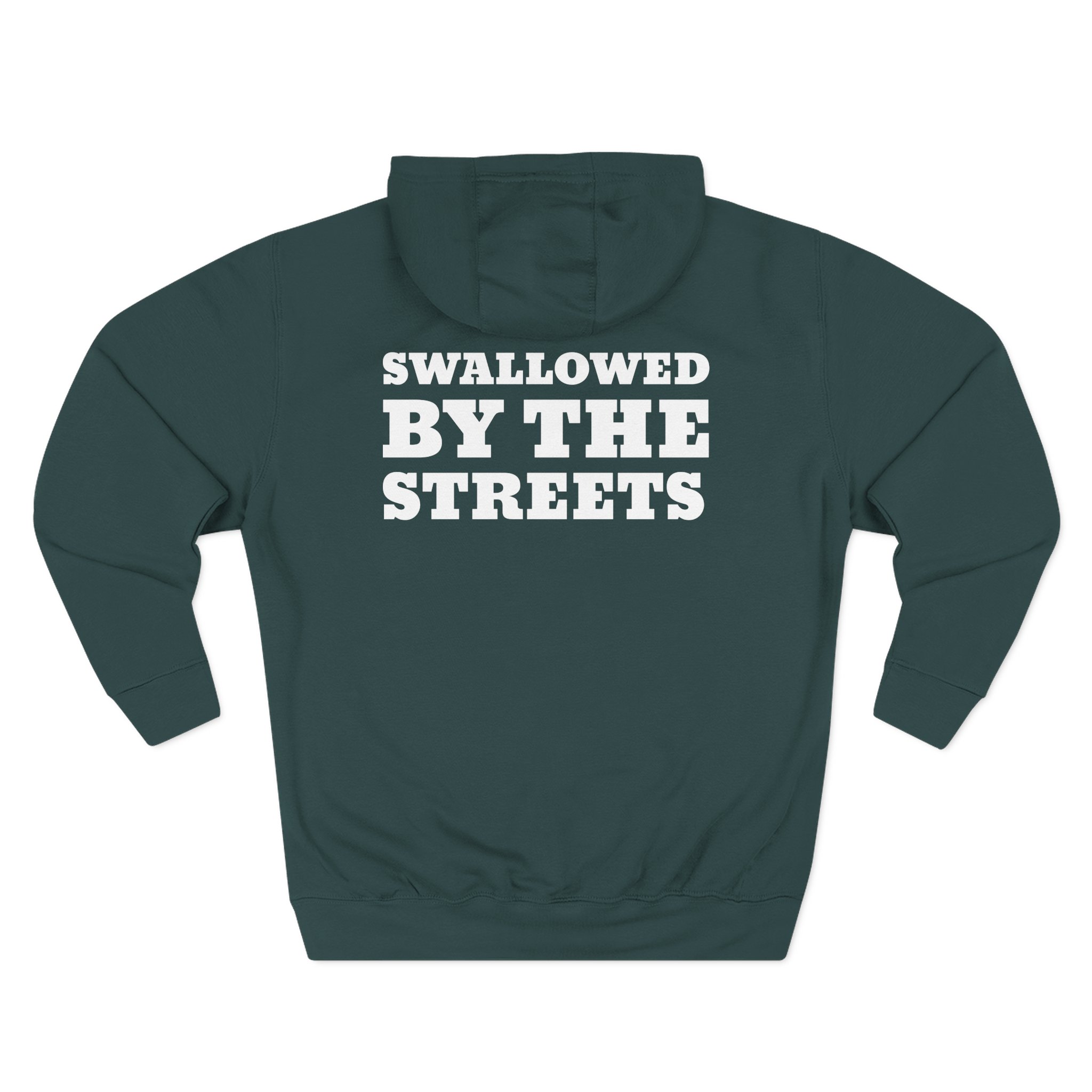 Rotting Out Swallowed by the Streets Three-Panel Fleece Hoodie