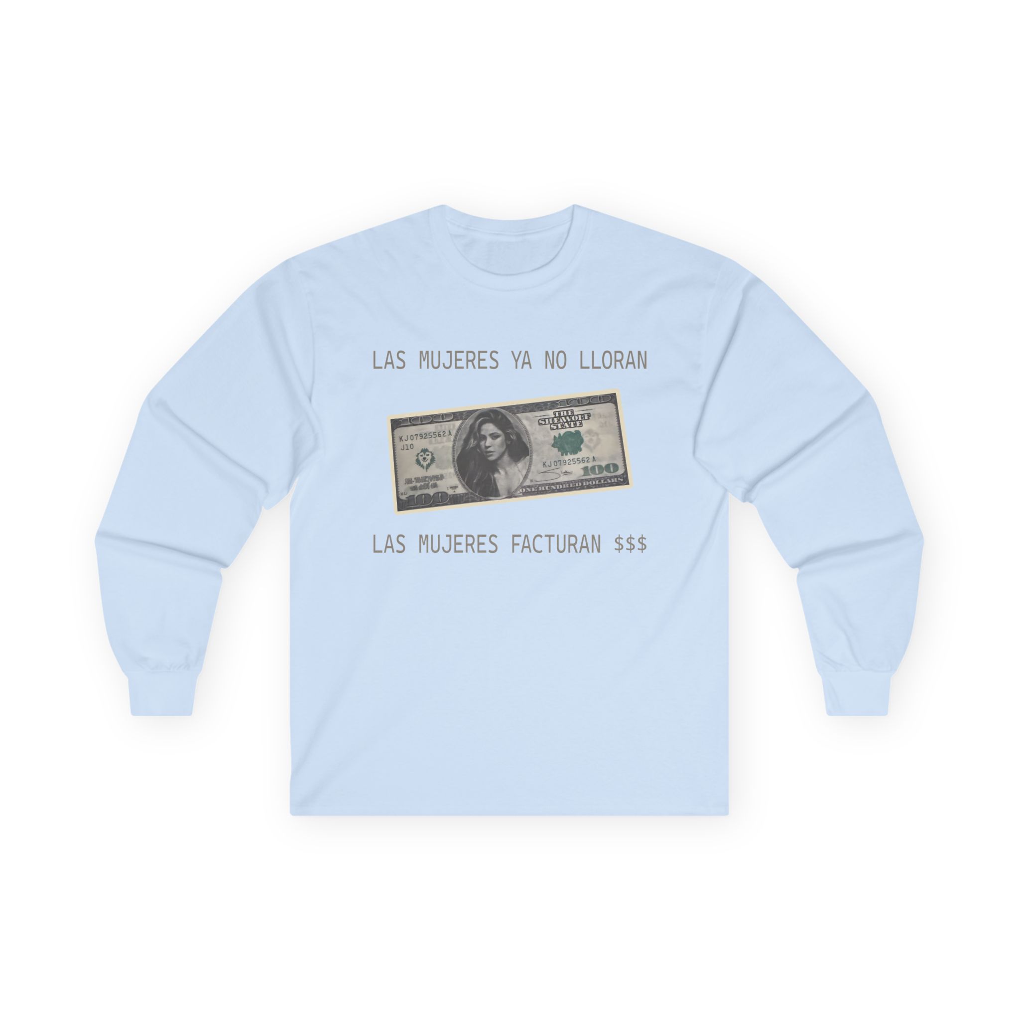 Shakira Dollar Bill Unisex Ultra Cotton Long Sleeve Tee
