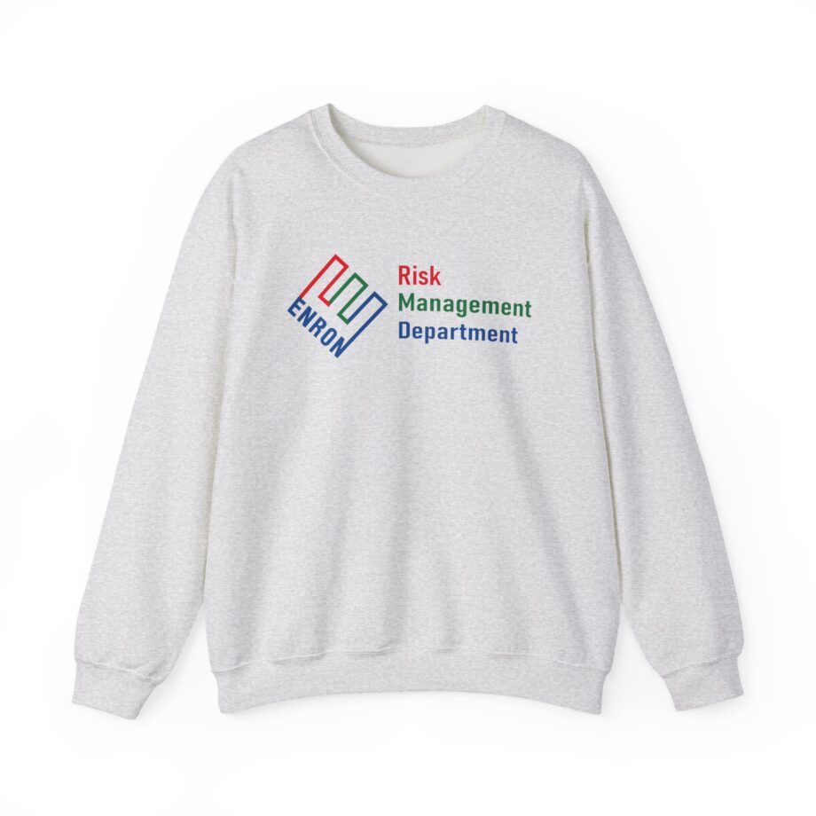 Atrioc Enron Risk Management Department Unisex Heavy Blend™ Crewneck Sweatshirt