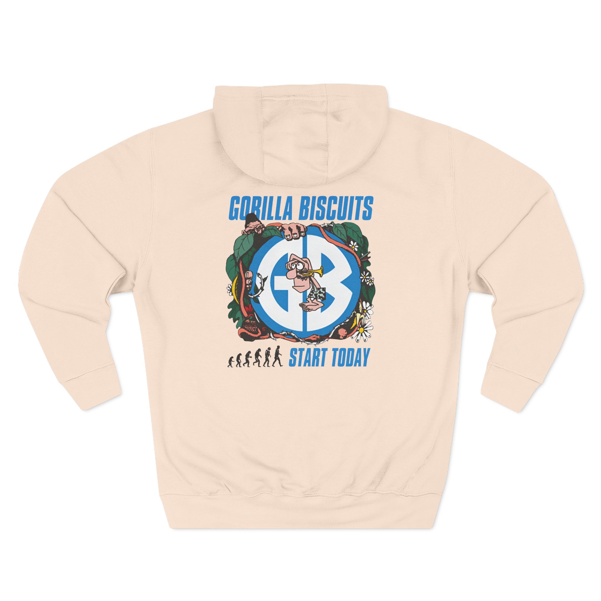 Gorilla Biscuits Jungle Three-Panel Fleece Hoodie