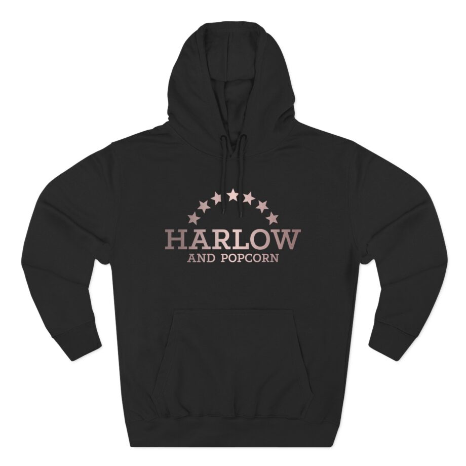Harlow and Popcorn Three-Panel Fleece Hoodie