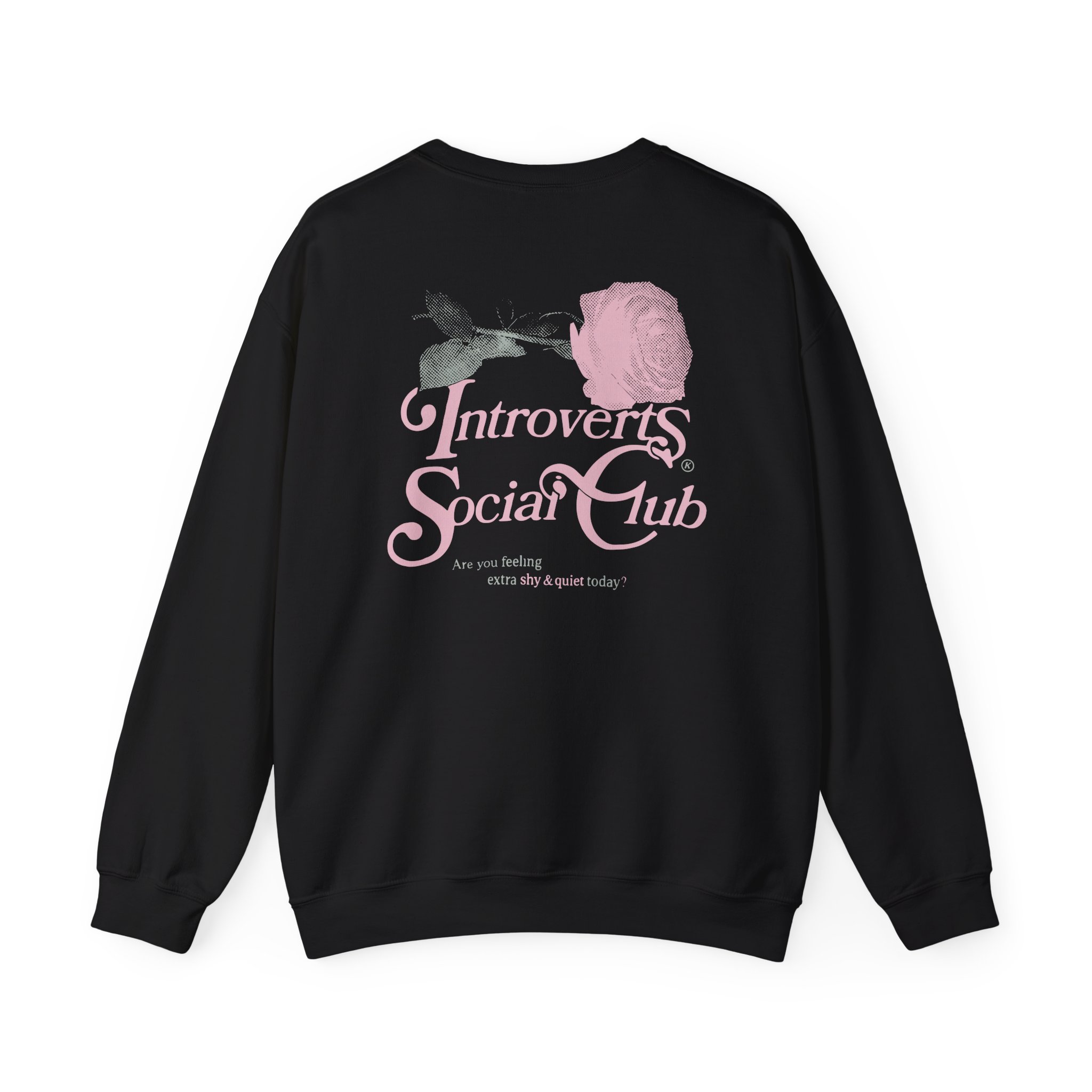 Kallmekris Introverts Social Club Unisex Heavy Blendâ„¢ Crewneck Sweatshirt