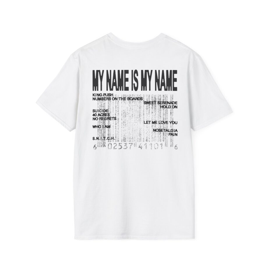 Clipse Mnimn Tracklist Unisex Softstyle T-Shirt