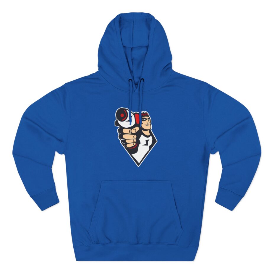 Lazarbeam Merch Three-Panel Fleece Hoodie