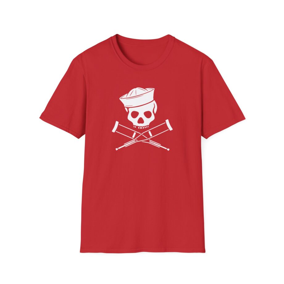 Jackass Sailor Skull & Crossbones Unisex Softstyle T-Shirt