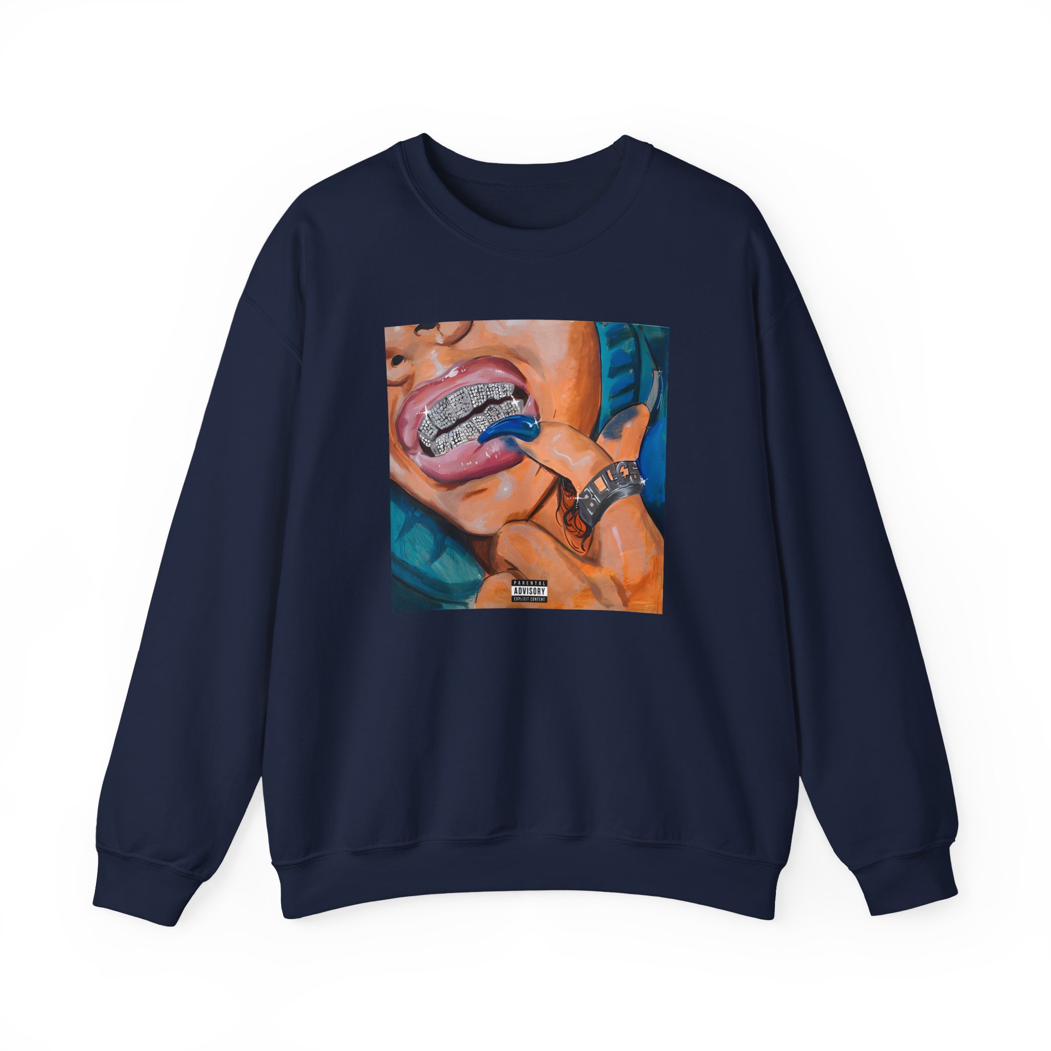 Cruz Cafune Blu€s Cover Unisex Heavy Blend™ Crewneck Sweatshirt