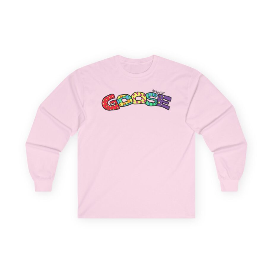 Goose x Staycool   Rainbow Unisex Ultra Cotton Long Sleeve Tee