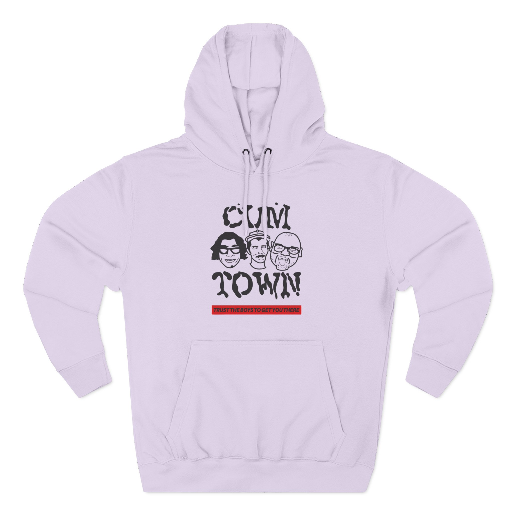 Cumtown Three-Panel Fleece Hoodie