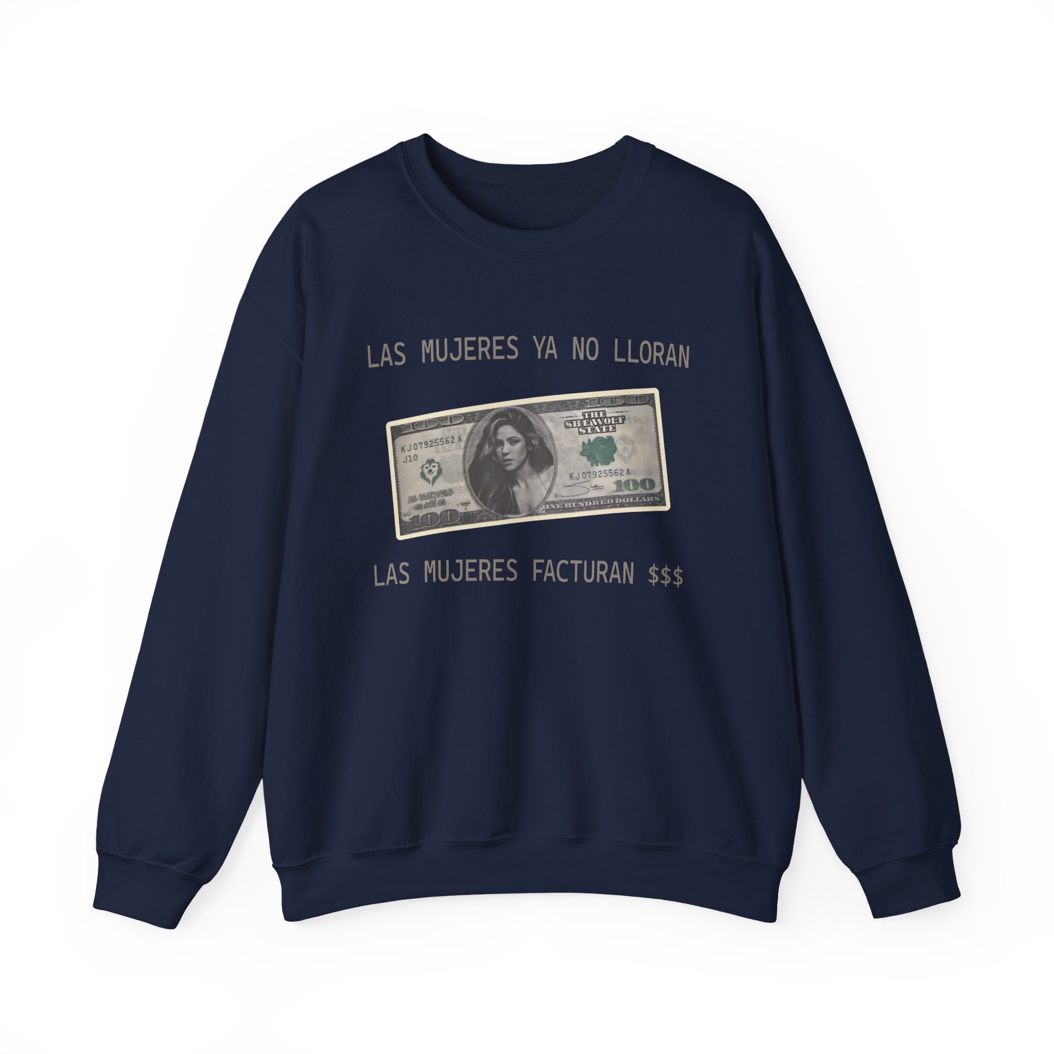 Shakira Dollar Bill Unisex Heavy Blendâ„¢ Crewneck Sweatshirt