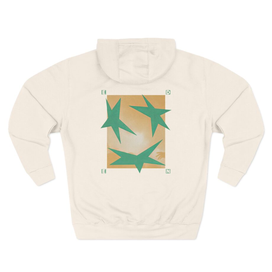 Eden Star Three-Panel Fleece Hoodie