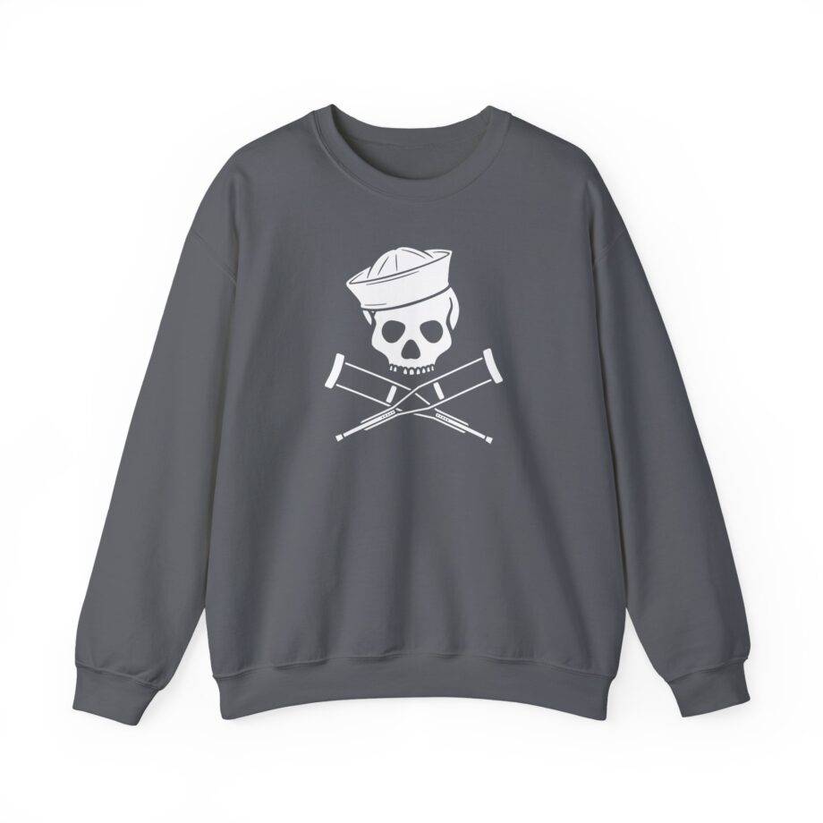 Jackass Sailor Skull & Crossbones Unisex Heavy Blend™ Crewneck Sweatshirt