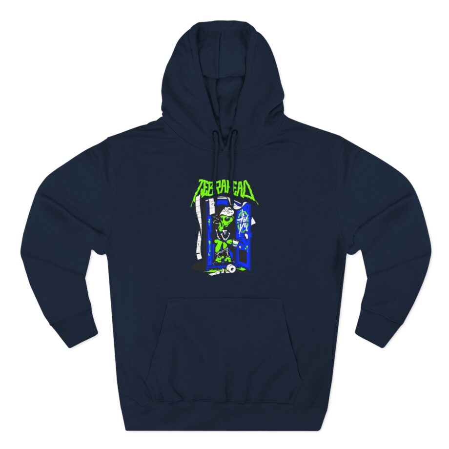 Zebrahead White ZH Coffee break Three-Panel Fleece Hoodie
