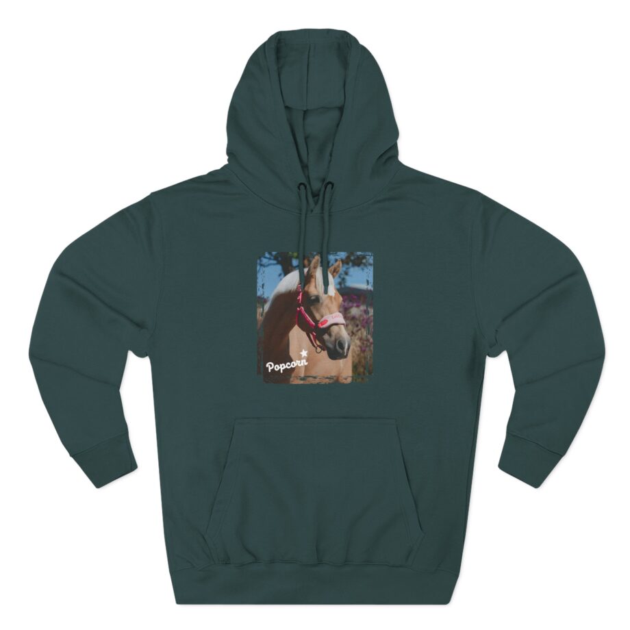 Harlow and Popcorn Three-Panel Fleece Hoodie