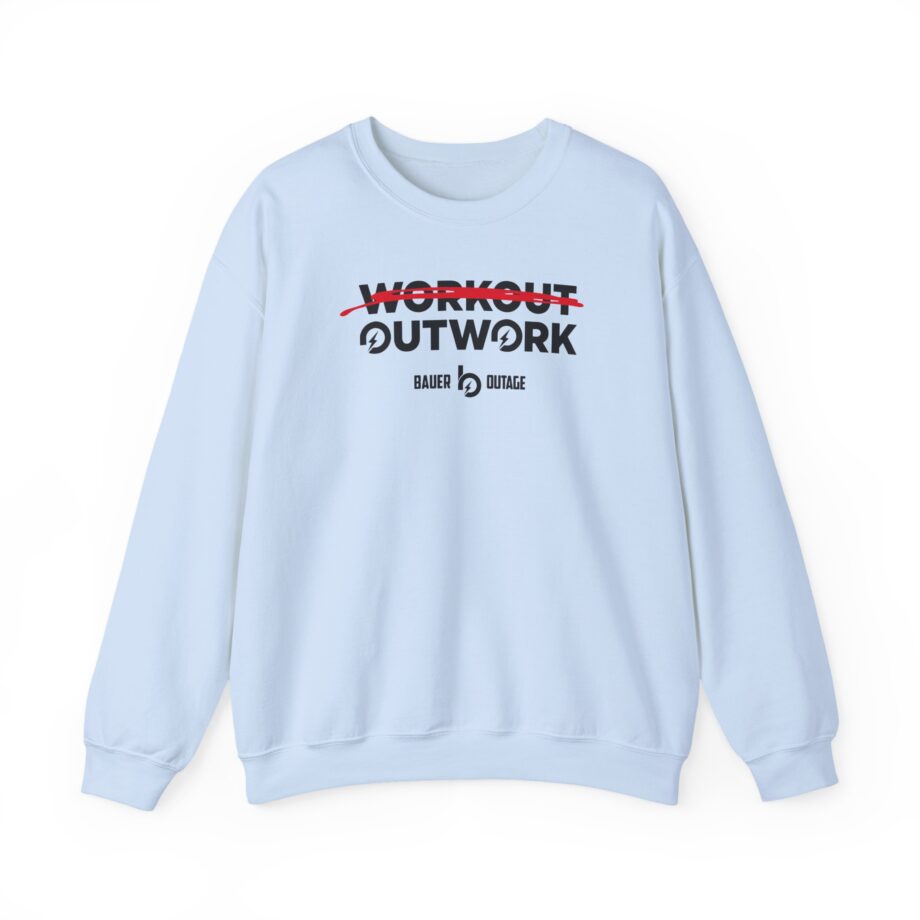 Trevor Bauer Outwork Workout Unisex Heavy Blend™ Crewneck Sweatshirt
