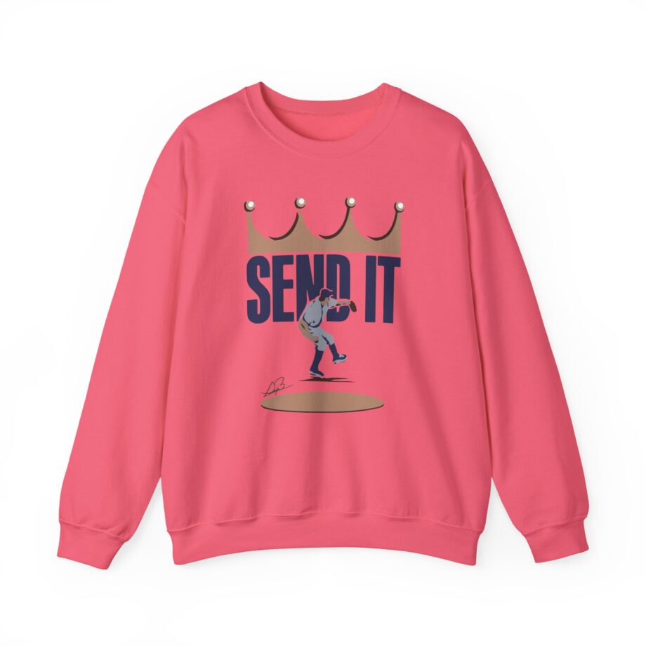 Trevor Bauer Send It  Unisex Heavy Blend™ Crewneck Sweatshirt