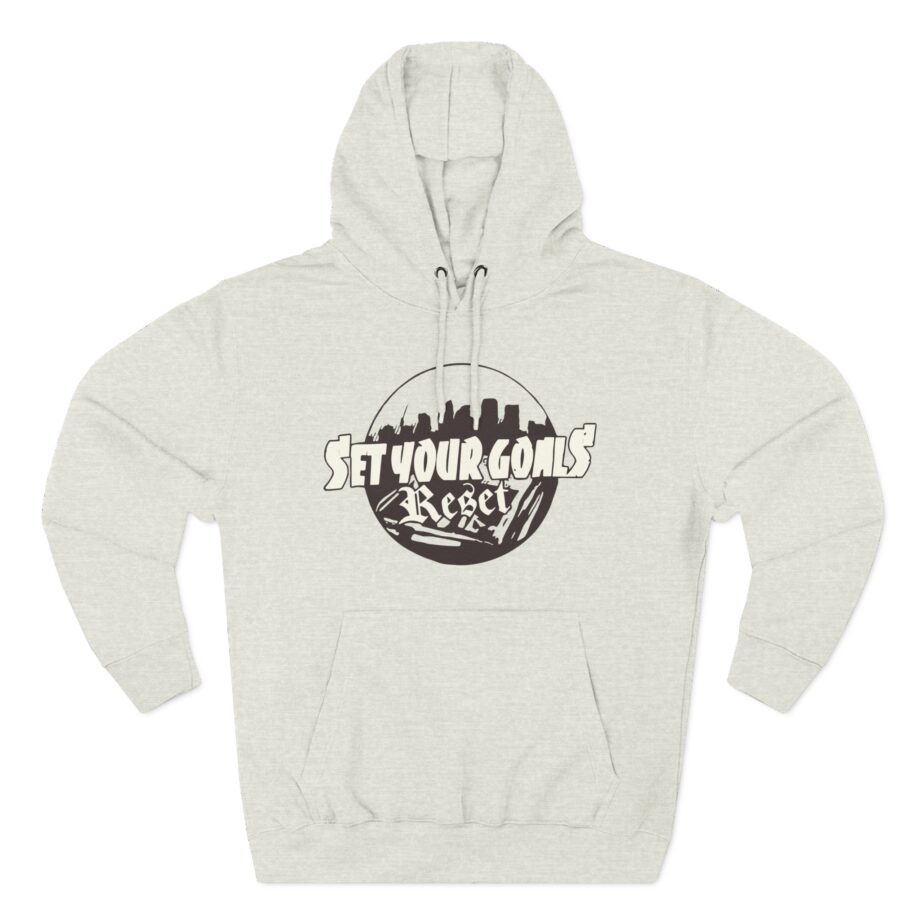 Set Your Goals Reset Three-Panel Fleece Hoodie
